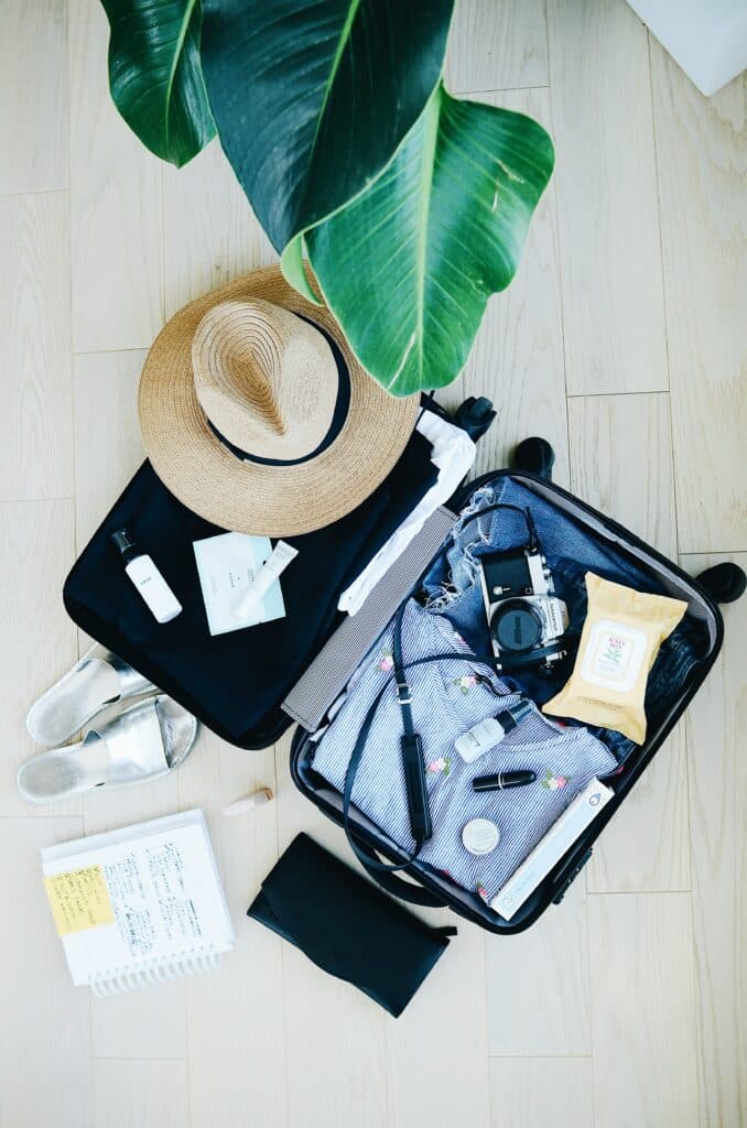 suitcase for Galapagos Islands